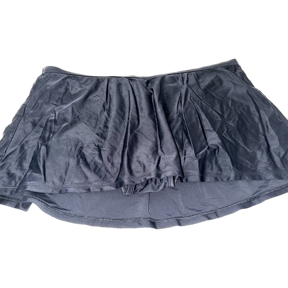 Merona‎ black swim skirt size L